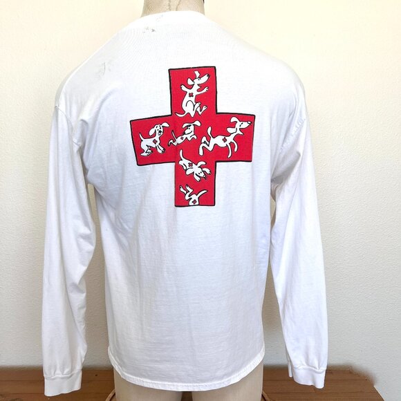 Telluride Avalanche Dogs Tshirt - Long Sleeve - Size Large - Picture 3 of 6